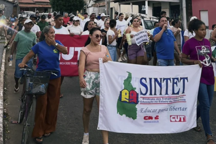 Profissionais da educação convocam manifestação por direitos em Praia Norte (TO)