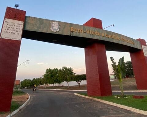 Entrada da cidade de Buriti do Tocantins