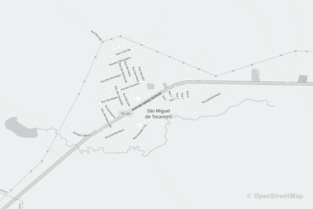 Mapa de São Miguel do Tocantins