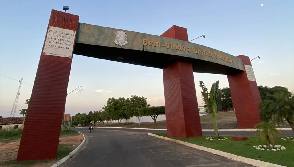 Entrada da cidade de Buriti do Tocantins