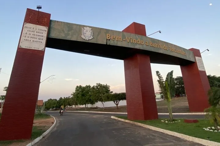 Entrada da cidade de Buriti do Tocantins